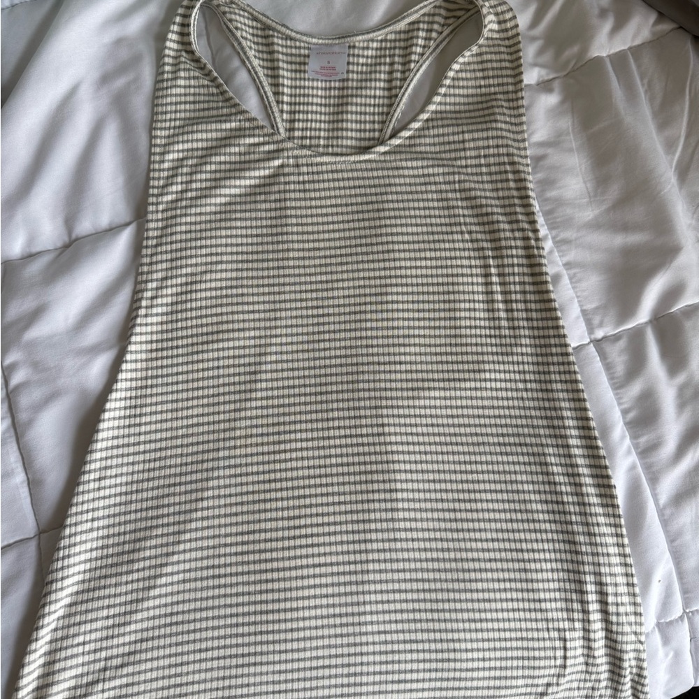Ribbed Sleeveless Beach Cover-Up